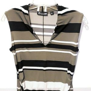 7th Avenue Design Studio Striped Blouse